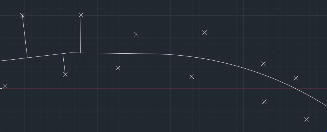 grab the middle of a line in autocad for mac